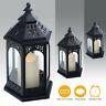 Moroccan Style Flickering Hanging Led Battery Candle Tea Light Lantern Holder