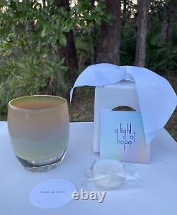 NEW 2022 glassybaby hide & seek Hand Blown Glass Candle Votive Made in USA
