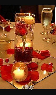 NEW 40 bulk Cylinder Vases Wedding Glass Table Centerpiece Candle holders