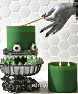 NEW Bath & Body Works Halloween 2021 Monster Light Up 3 Wick Candle Holder