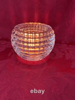 NEW FLAWLESS Glass BACCARAT France Crystal EYE Photophore VOTIVE CANDLE HOLDER