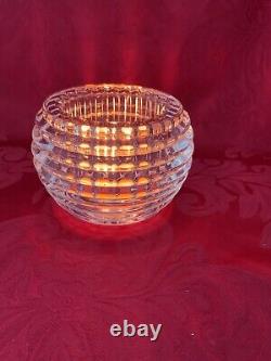 NEW FLAWLESS Glass BACCARAT France Crystal EYE Photophore VOTIVE CANDLE HOLDER