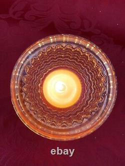 NEW FLAWLESS Glass BACCARAT France Crystal EYE Photophore VOTIVE CANDLE HOLDER