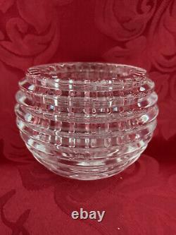 NEW FLAWLESS Glass BACCARAT France Crystal EYE Photophore VOTIVE CANDLE HOLDER