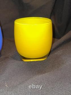 NEW Glassybaby Hand Blown Candle Holder Votives Pre-Triskelion 3.5 & 4