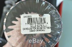 NEW In Box Pair Of Mille Nuits Bougeoir BACCARAT France 2600553 Candlesticks