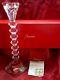 New Nib Flawless Exquisite Baccarat Glass Vega Crystal Candlestick Candle Holder