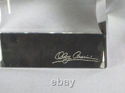 NEW NIB, Two (2) Oleg Cassini 117441 Premiere 4-Inch Crystal Candlestick Holders