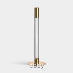 NEW Orrefors Lumiere Candlestick Gold Large