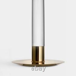 NEW Orrefors Lumiere Candlestick Gold Large