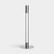 New Orrefors Lumiere Candlestick Silver Large