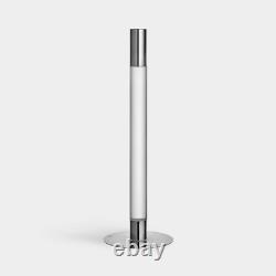 NEW Orrefors Lumiere Candlestick Silver Large