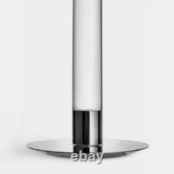 NEW Orrefors Lumiere Candlestick Silver Large