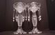 New Pair Waterford Crystal Tara Candelabra Candlestick Prisms 10 Candle Holders