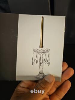 NEW Pair Waterford Crystal TARA Candelabra Candlestick Prisms 10 Candle Holders