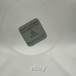 NEW PartyLite Seville Clear Hurricane Glass Replacement Candle Holder Verona