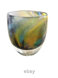 NEW glassybaby music and peace Hand Blown Glass Candle Votive Holder Baby Decor