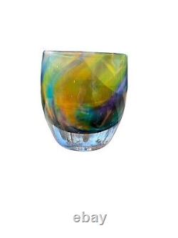 NEW glassybaby music and peace Hand Blown Glass Candle Votive Holder Baby Decor