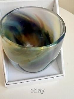 NEW glassybaby music and peace Hand Blown Glass Candle Votive Holder Baby Decor