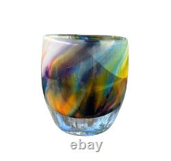 NEW glassybaby music and peace Hand Blown Glass Candle Votive Holder Baby Decor