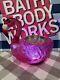 Nib Bath & Body Works Flamingo? Water Globe 3 Wick Pedestal Candle Holder