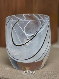 NIB STYLISH Glassybaby Blown Glass Candle Holder
