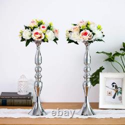 NUPTIO 10 Pcs Versatile Metal Flower Arrangement, Candle Holder Stand Set Candle