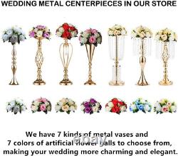 NUPTIO 10 Pcs Versatile Metal Flower Arrangement, Candle Holder Stand Set Candle