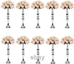 NUPTIO 10 Pcs Versatile Metal Flower Arrangement, Candle Holder Stand Set Candle