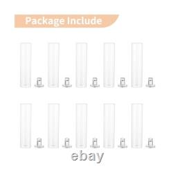 NUPTIO Taper Candle Holders Glass Hurricane Candle Holder Bulk for Tapered C