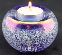 Neo Art Glass British handmade ashes in glass memorial glass by K. Heaton