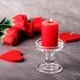 New Clear Glass Pillar Candle Holder(3-pack)