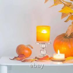 New Clear Glass Pillar Candle Holder(3-Pack) New Clear Glass Pillar Candle Holder(3-Pack)