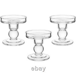 New Clear Glass Pillar Candle Holder(3-Pack) New Clear Glass Pillar Candle Holder(3-Pack)