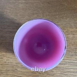 New One Glassybaby Peony Votive Hand blown Candle Holder