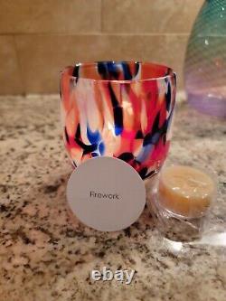 New glassybaby? Firework? Hand Blown Glass Candle Votive? 2022 Limited Edition