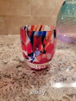 New glassybaby? Firework? Hand Blown Glass Candle Votive? 2022 Limited Edition
