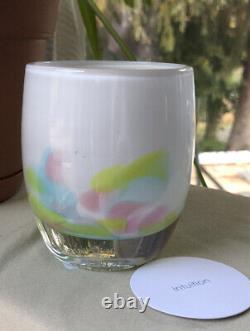 New glassybaby intuition Hand Blown Glass Candle Votive 2022 Limited Edition