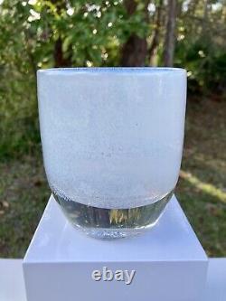 New glassybaby snowglobe Hand Blown Glass Candle Votive? 2022 Winter Seasonal