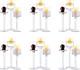 Nuptio Tall Glass Candle Holder For Pillar Candles 18 Pcs Candle Holders For F