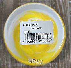 ONE RARE GLASSYBABY- BUTTERCUP (RETIRED) Votive Candle Holder- Brand NEW