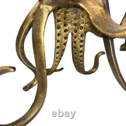 Octopus Centerpiece Candleholders Glass Lantern Coastal 14x18 Beach Decor