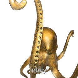 Octopus Centerpiece Candleholders Glass Lantern Coastal 14x18 Beach Decor