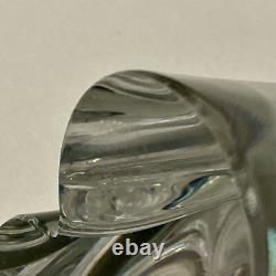 PAIR Vintage Baccarat Aladin Crystal Glass Candle Holders ca 1950s EXCELLENT