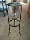 Partylite Seville 3 Wick Wrought Iron Candle Stand Holder Withglass