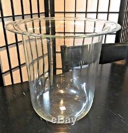 PARTYLITE Seville 3-Wick Glass CANDLE HOLDER & Original Wrought Iron Floor Stand