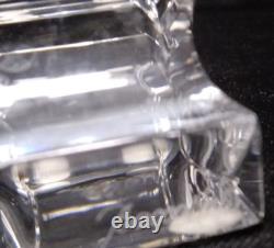 PR. VTG SIGNED BACCARAT CRYSTAL ART GLASS Gairland CANDLE HOLDERS Flawless