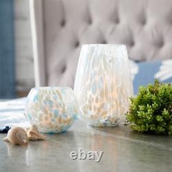 Painted Glass Candle Holder Vase (Set of 4)