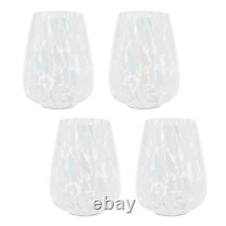 Painted Glass Candle Holder Vase (Set of 4)