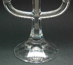 Pair 2 Waterford Crystal Candelabra Candle Holder Marquis 3 Arm